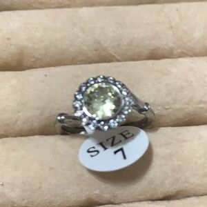 New silver Ring from Fragrant jewels ring Sz 7 sunflower collection collectable